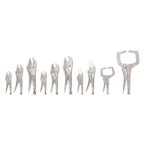 Locking Pliers and C-Clamp Set (10-Piece)